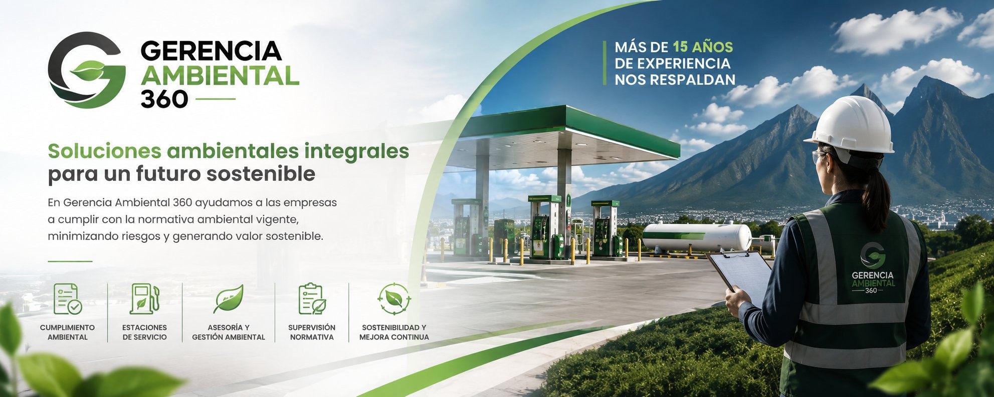 Gerencia Ambiental 360 — Soluciones ambientales integrales, más de 15 años de experiencia