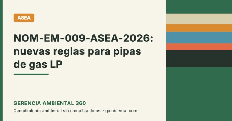Portada: NOM-EM-009-ASEA-2026, nuevas reglas para pipas de gas LP